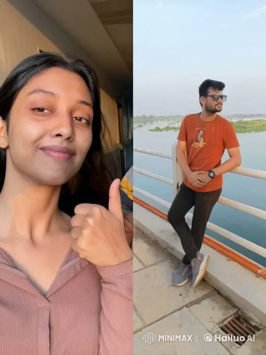 Couple's Romantic Reunion and Intimate Kiss Scene – AI Generated Video | Hailuo AI