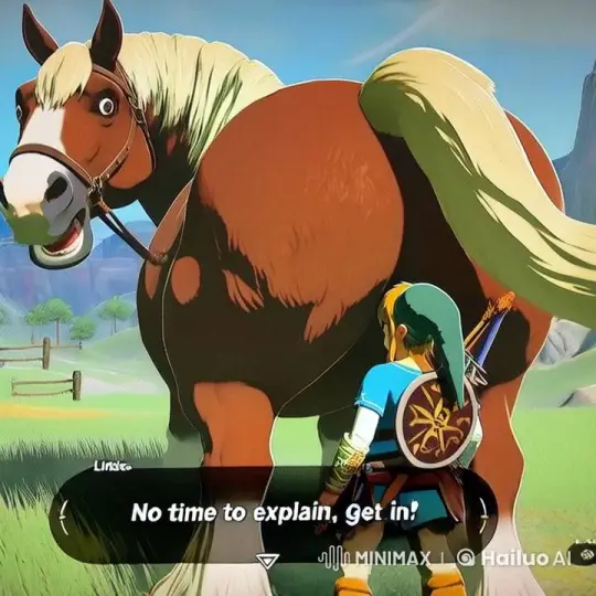 Epona and Character Prepare for Adventure in Live2D Animation – AI Generated Video | Hailuo AI