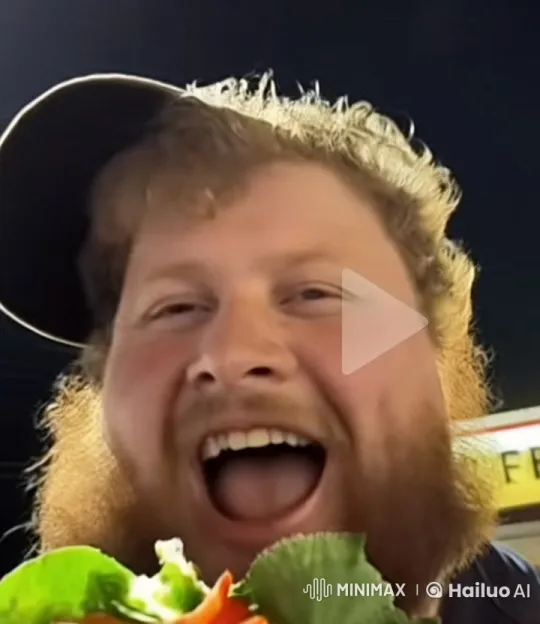 Caseoh Laughs and Gets Comically Punched by Muhammad Ali Impersonator at Waffle House – AI Generated Video | Hailuo AI
