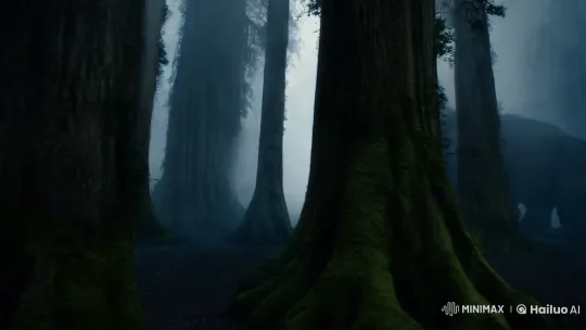 Mysterious Ancient Forest Anticipates Ancient Beast's Arrival – AI Generated Video | Hailuo AI