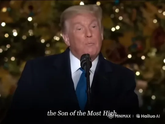 Man Gradually Goes Bald While Delivering Speech – AI Generated Video | Hailuo AI