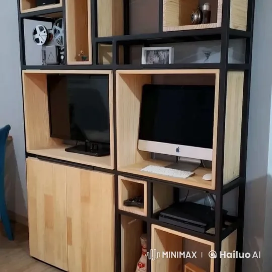 Modern Shelf Display with Varied Contents – AI Generated Video | Hailuo AI