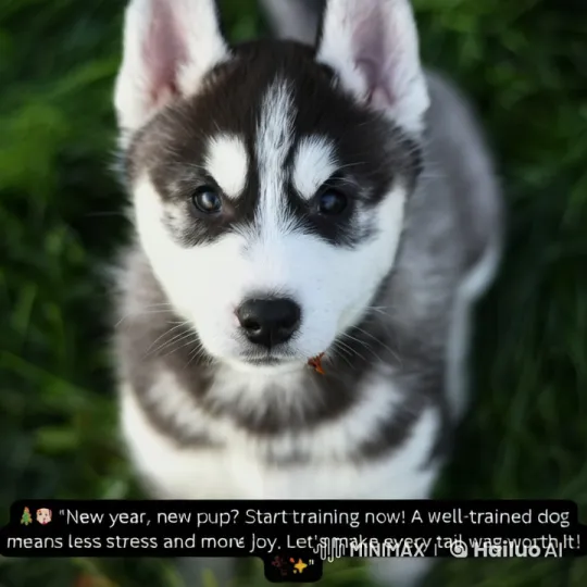 Affordable Dog Training for Your New Puppy 🎄🐾✨ – AI Generated Video | Hailuo AI