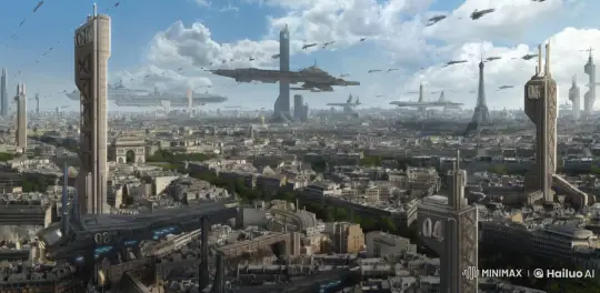 Futuristic Paris Devastated by Nuclear Explosion – AI Generated Video | Hailuo AI