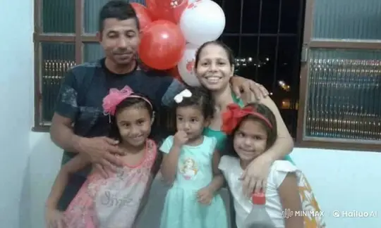 Family Celebration with Balloons and City Lights – AI Generated Video | Hailuo AI