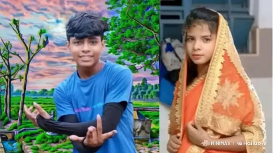 Two Youths Unite Worlds in Tender Kiss – AI Generated Video | Hailuo AI