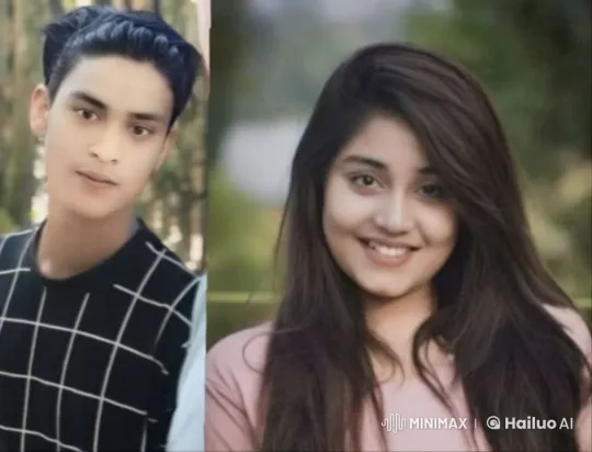 Young Couple Shares Tender Kiss in Nature – AI Generated Video | Hailuo AI