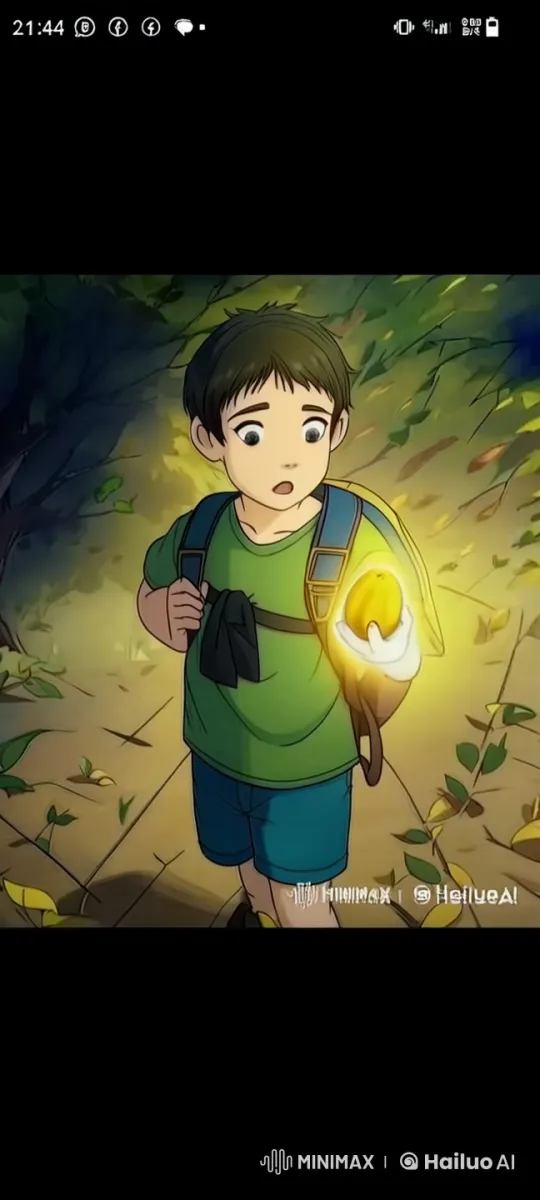 Boy Discovers Enchanted Fruit in Forest, Encounters Mystical Creatures – AI Generated Video | Hailuo AI