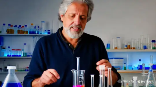 Experienced Teacher Demonstrates Science Experiment – AI Generated Video | Hailuo AI