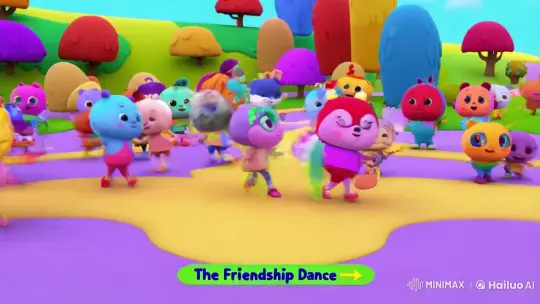 The Friendship Dance Animated Sing-Along Experience – AI Generated Video | Hailuo AI