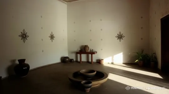 Live2D Rendered Minimalistic Room with Serene Aesthetics – AI Generated Video | Hailuo AI