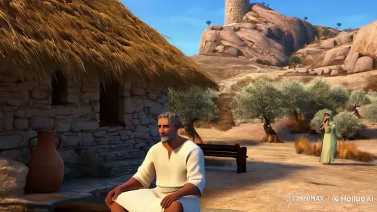 Manoah's Home: A Serene Zora Landscape with Contemplative Characters – AI Generated Video | Hailuo AI