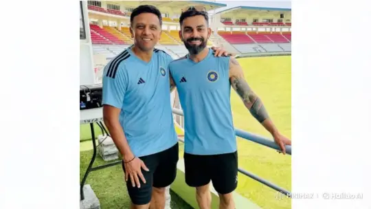 Two Men Share Affectionate Moment at Cricket Stadium – AI Generated Video | Hailuo AI