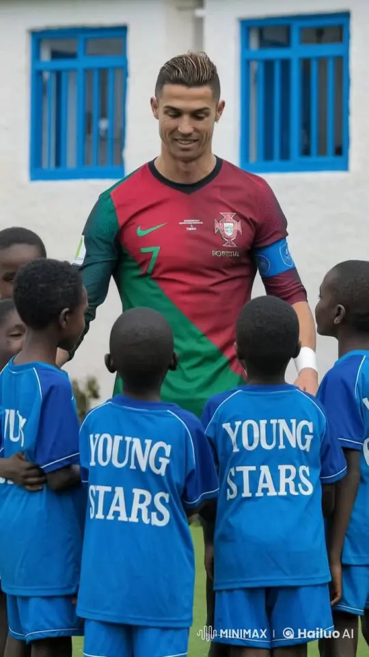 Football Star Connects with Young Fans in Live2D Animation – AI Generated Video | Hailuo AI