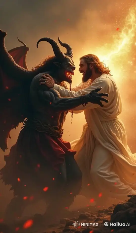 Celestial and Demon Clash in Fiery Live2D Battle – AI Generated Video | Hailuo AI
