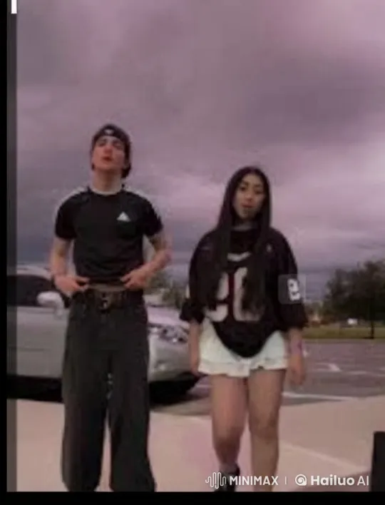 Young Couple Embraces in Peaceful Outdoor Setting – AI Generated Video | Hailuo AI
