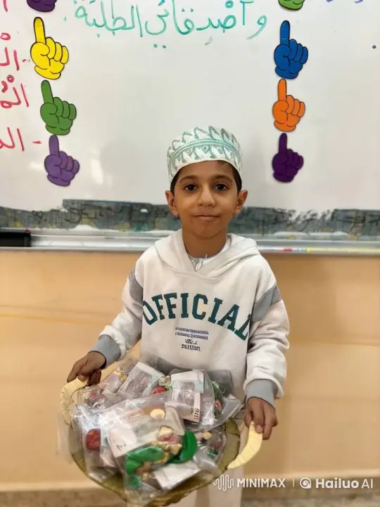 Boy Explains Currency and Candies in Basket – AI Generated Video | Hailuo AI