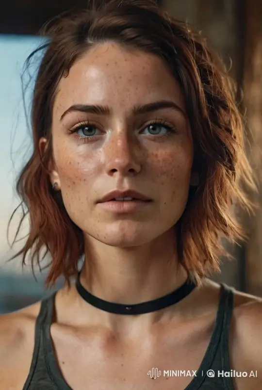 Woman's Sadness Captured in Close-up Tearful Scene – AI Generated Video | Hailuo AI