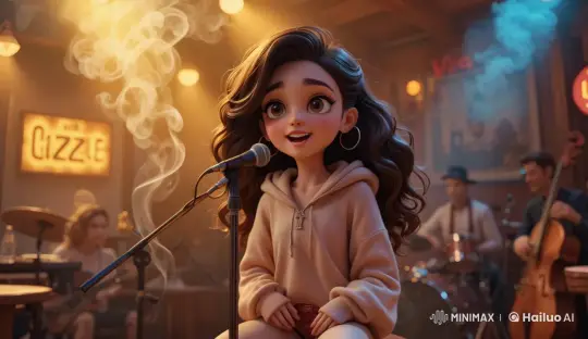 Chill Vibe: Slow-Motion Jazz Club Scene – AI Generated Video | Hailuo AI
