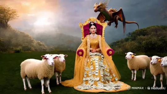 Whimsical Wedding in Surreal Pastoral Fantasy – AI Generated Video | Hailuo AI
