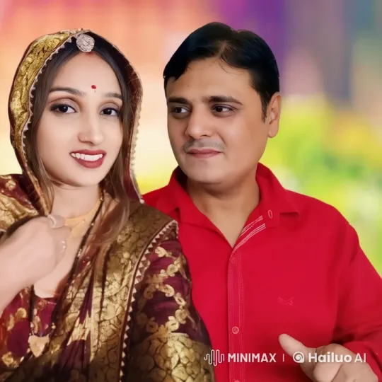 Couple Embraces in Romantic Portrait – AI Generated Video | Hailuo AI
