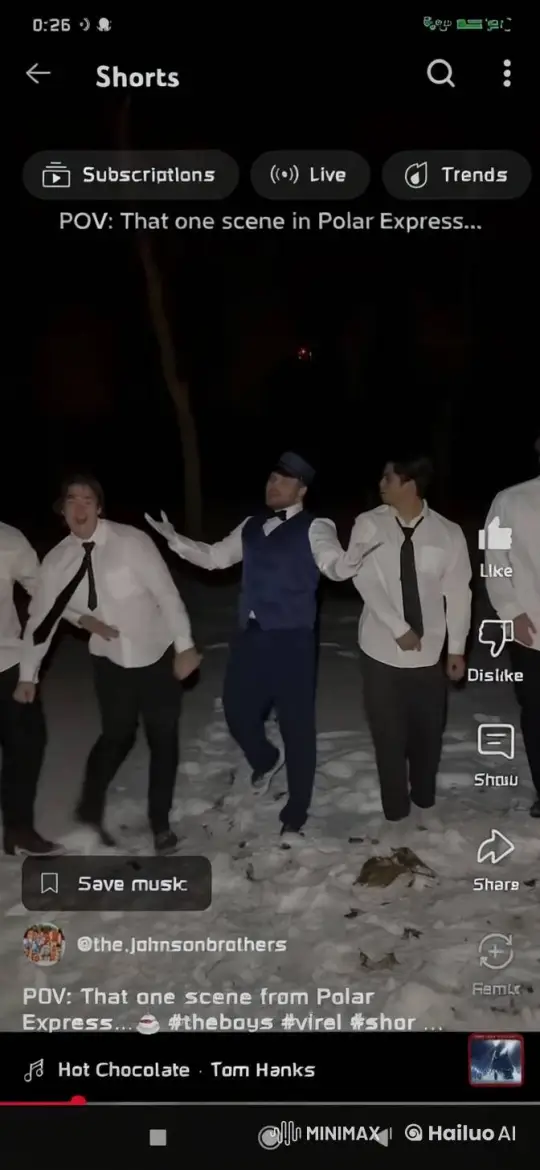 Animated Walk Towards Camera in Snowy Night – AI Generated Video | Hailuo AI