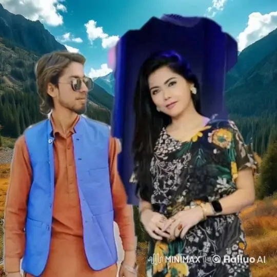 Couple Embracing in Mountainous Landscape – AI Generated Video | Hailuo AI