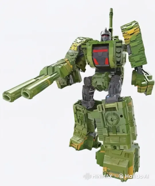 Military Robot in Combat Readiness Display – AI Generated Video | Hailuo AI