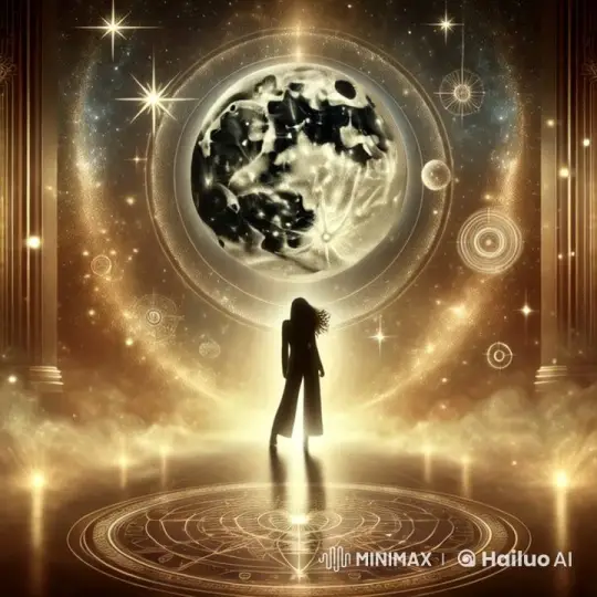 Black Moon Ritual: Celestial Energy Absorption – AI Generated Video | Hailuo AI