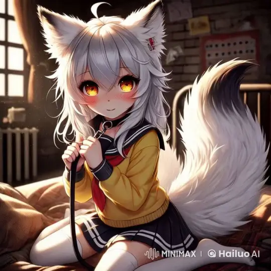 Adorable Fox-Eared Character in Cozy Room – AI Generated Video | Hailuo AI