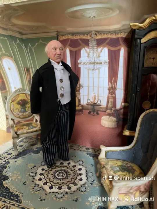 Elderly Gentleman in Vintage Grandeur - Live2D Animation – AI Generated Video | Hailuo AI