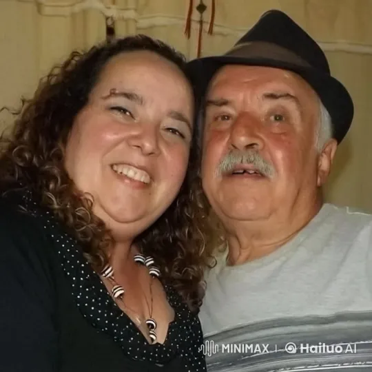 Joyful Intimate Moment with Smiling Woman and Older Man – AI Generated Video | Hailuo AI