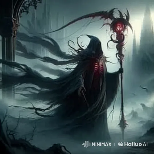 Mysterious Figure Enters Shadowy Treasure Room – AI Generated Video | Hailuo AI