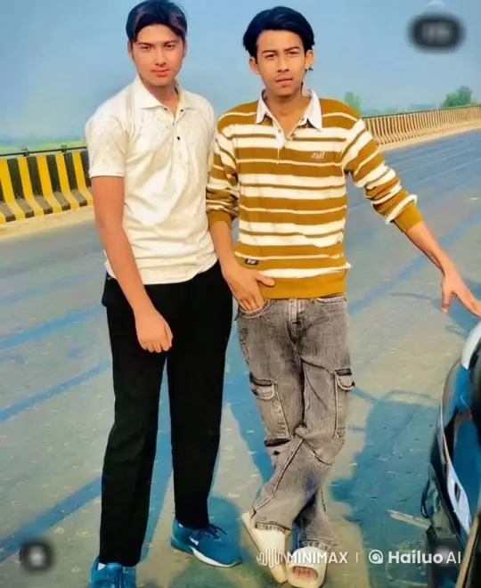 Affectionate Kiss Between Two Men on a Bridge – AI Generated Video | Hailuo AI