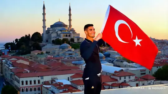 Ronaldo Showcases Pride in Istanbul's Iconic Landscape – AI Generated Video | Hailuo AI