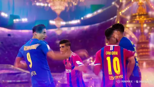 Fantasy Football Tournament: Ronaldo vs. Messi Duel – AI Generated Video | Hailuo AI