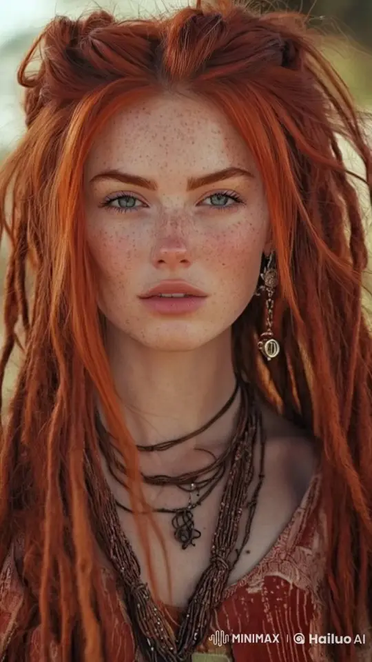 Animated Woman in Bohemian Style Discusses with Realistic Expressions – AI Generated Video | Hailuo AI