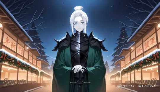 Dark Lord Shin Inuzuka Celebrates New Year in Grimdark Setting – AI Generated Video | Hailuo AI