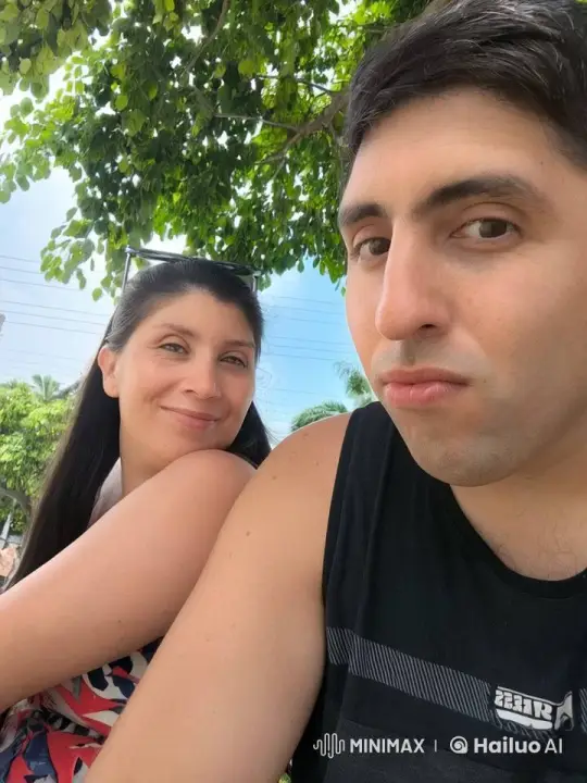 Couple Shares Tender Kiss Under a Tree – AI Generated Video | Hailuo AI