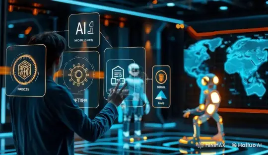 Futuristic Lab: AI and Machine Learning Innovation – AI Generated Video | Hailuo AI