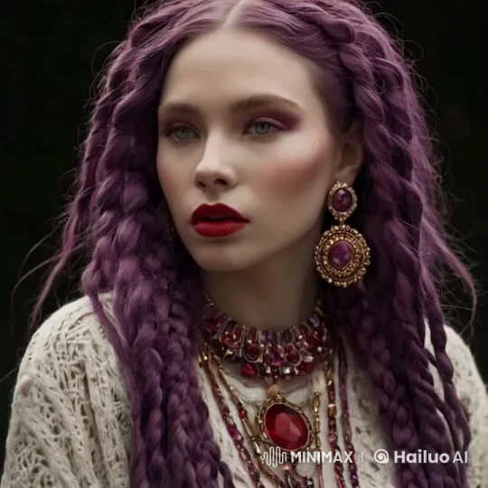 Mysterious Enchantress with Elaborate Jewelry – AI Generated Video | Hailuo AI