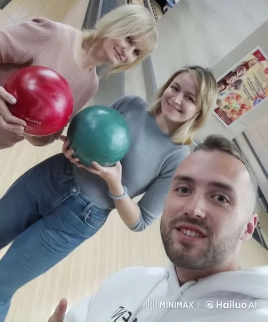 Sister's Playful Bowling Accident Captured – AI Generated Video | Hailuo AI