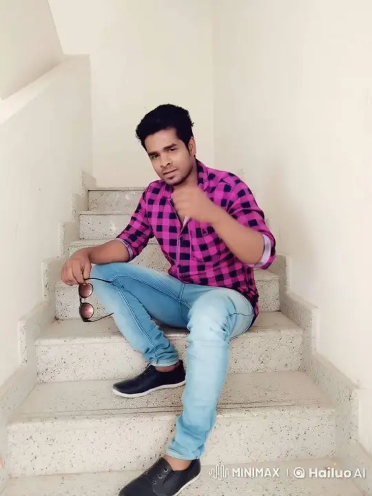 Young Man on Stairs in Live2D Animation – AI Generated Video | Hailuo AI