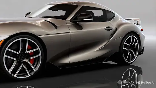 3D Showcase of the Toyota Supra (A90) Design – AI Generated Video | Hailuo AI