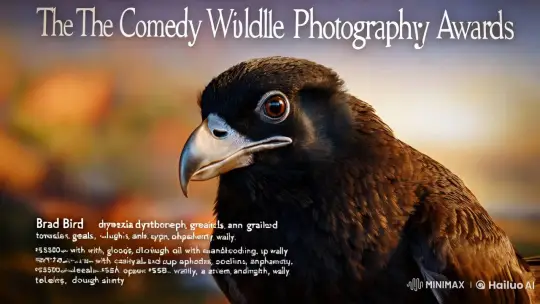 Comedic Wildlife Photography: Award-Winning Humor in Nature – AI Generated Video | Hailuo AI