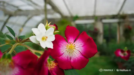 Aesthetic Serenity: Rose and Jasmine in Gentle Bloom – AI Generated Video | Hailuo AI