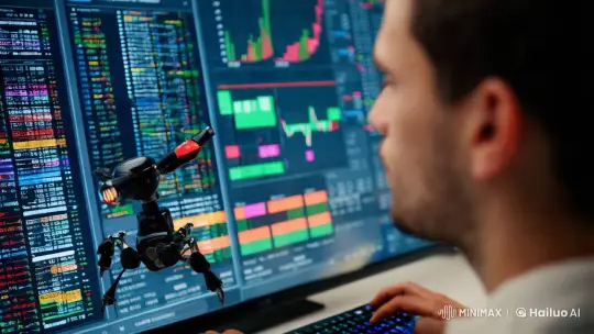 Focused Trader with Real-Time Forex and Bot Analysis – AI Generated Video | Hailuo AI