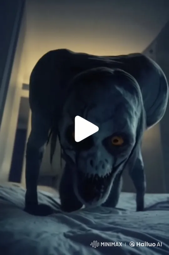 Paralyzed Person's Nightmarish Encounter with a Sleep Demon – AI Generated Video | Hailuo AI