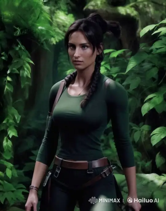 Woman Walks Through Enchanted Forest – AI Generated Video | Hailuo AI