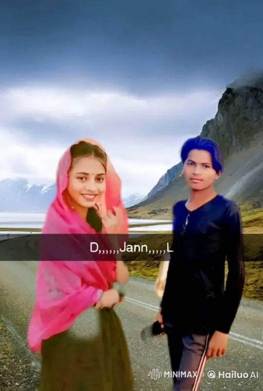 Couple Embraces in Scenic Mountain Setting – AI Generated Video | Hailuo AI